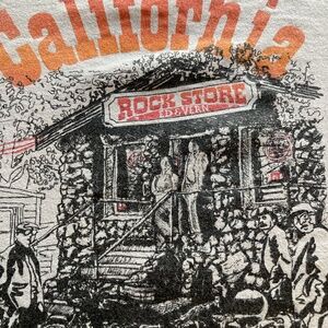 California Rock Store Motorcycle Hangout Tee Shirt in size XXXL